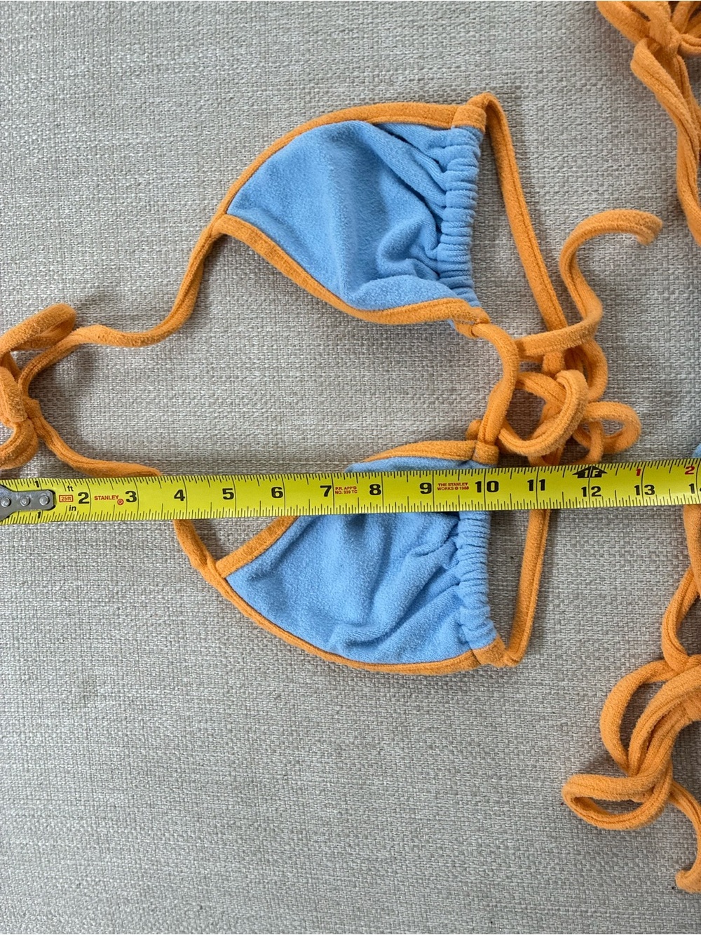 Frankie’s Bikinis Women’s Medium Tia Terry Bikini in Bluebird - Picture 5 of 12